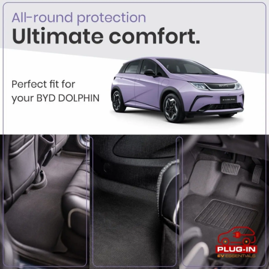 Picture of BYD Dolphin Car Floor Mats 3D XPE All Weather Liner Non-Slip Rubber