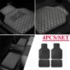 Picture of Full Coverage Car Floor Carpet Mat Set PU Leather Waterproof Protector Foot Pads