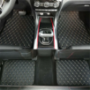 Picture of 4pcs PU Leather Car Front & Rear Floor Carpet Mats Waterproof Foot Pad Protector