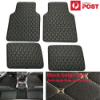 Picture of 4pcs PU Leather Car Front & Rear Floor Carpet Mats Waterproof Foot Pad Protector