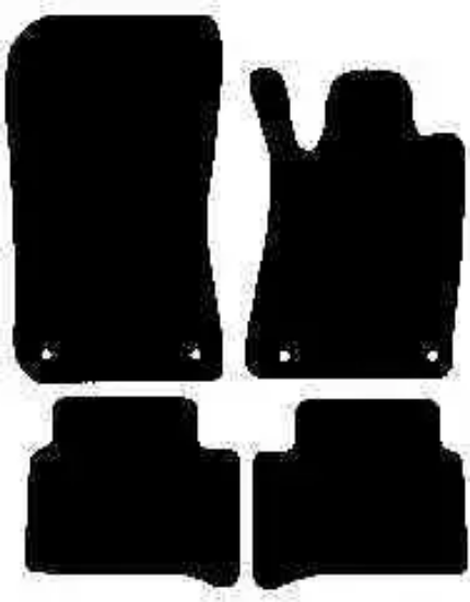 Picture of For Mercedes Benz E-Class 2002-2008 W211 Tailored Car Floor Mat Black Carpet