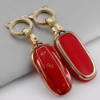Picture of For Tesla Model X S 3 Y Remote Key Fob Cover Case Holder Shell Protector Keyring