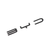 Picture of Carbon Fiber Front Grille Logo Emble Cover Trim For BYD ATTO 3 2022 2023 2024 25