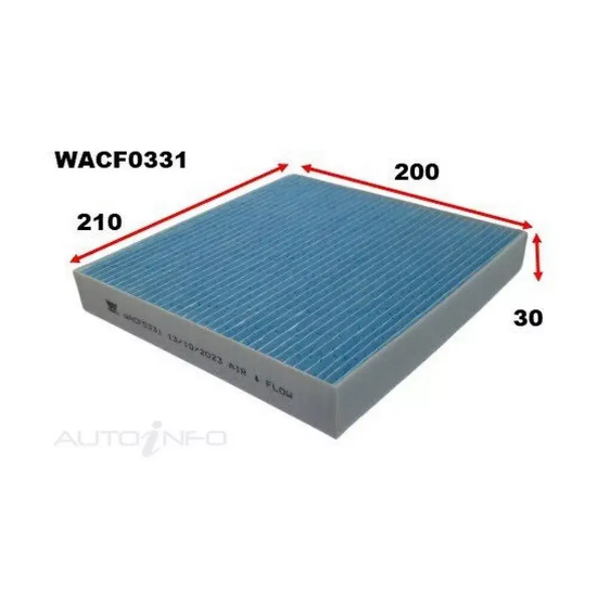 Picture of WESFIL Cabin Air Filter For BYD ATTO 3 EXTENDED ELEC 2021-On #WACF0331