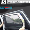 Picture of Magnetic Sun Shades For Subaru Crosstrek GU 22+Front Port Back Windows Sun Blind