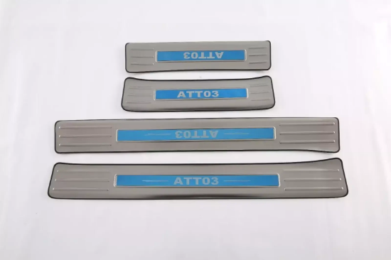 Picture of For BYD ATTO 3 2023 Car Accessories Steel Door Sill Plate Scuff Guard Trim Cover