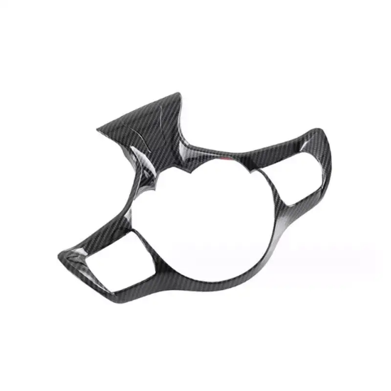 Picture of Carbon Fiber Car Steering Wheel Decor Cover Trim For BYD Dolphin EV 2023 2024