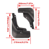 Picture of 4Pcs For BYD SEAL U DM-i & EV 2023-2024 Splash Guard Mudguard Mud Flaps Guards