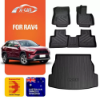 Picture of All Weather Floor Carpet Boot Cargo Mats Set fit Toyota Rav4 Rav 4 2019-2024