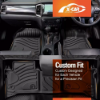 Picture of All Weather Car Floor Mats Carpet for Ford Ranger PX PX2 PX3 Dual Cab 2011-2021