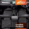 Picture of All Weather Car Floor Mats Carpet for Ford Ranger PX PX2 PX3 Dual Cab 2011-2021
