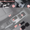 Picture of For Suzuki Jimny Non-slip Gate Slot Groove Mat Cup Holder Pad Rubber 2019-2023