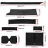 Picture of For Suzuki Jimny Non-slip Gate Slot Groove Mat Cup Holder Pad Rubber 2019-2023