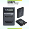 Picture of Battery Dual Charger for Olympus LI-42B LI-40B Tough TG-310 TG-320 725 770 SW