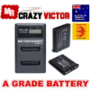 Picture of Battery Dual Charger for Olympus LI-42B LI-40B Tough TG-310 TG-320 725 770 SW