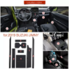 Picture of Rubber Gate Slot Pad Non-slip Cup Mats Accessories fits 2019-2023 Suzuki Jimny