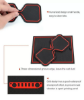 Picture of Rubber Gate Slot Pad Non-slip Cup Mats Accessories fits 2019-2023 Suzuki Jimny