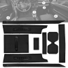 Picture of 9Pc For Suzuki Jimny 2019-2022 AT Non Slip Door Gate Slot Mat Groove Rubber Pad
