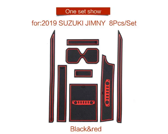 Picture of Anti-Slip Gate Slot Cup Mat For Suzuki Jimny 2019 -2022 Car Door Pad Accessories