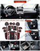 Picture of 17Pcs Gate Slot Pad Anti-Slip Cup Mats Fit for Suzuki Vitara 2016-2020