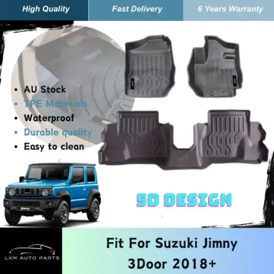 Picture of 5D TPE Front Row Floor Mats for Suzuki Jimny AutomativeTransmission 2018+