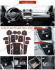 Picture of Fits Suzuki Vitara 2016-2020 Rubber Non-slip Gate Slot Mat Cup Holder Pads