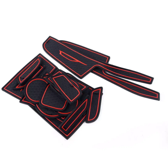 Picture of 1Set Inner Door Mat Gate Slot Pad Cup Mat Holder Fit For Suzuki Vitara 15-18 uu