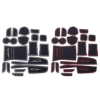 Picture of 1Set Inner Door Mat Gate Slot Pad Cup Mat Holder Fit For Suzuki Vitara 15-18 vt