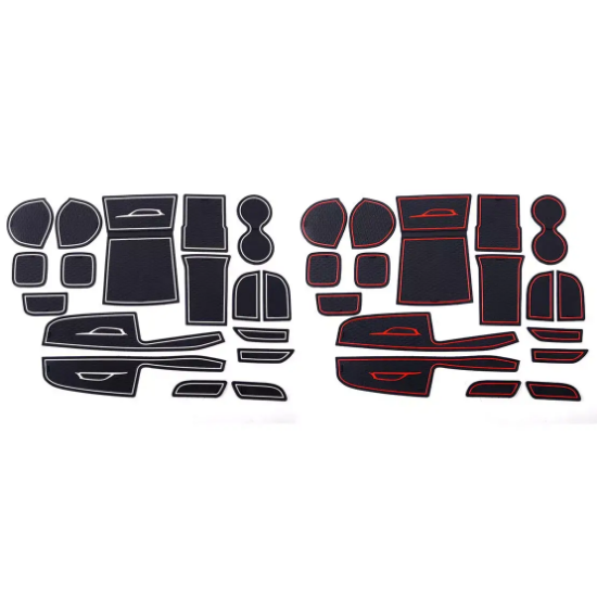 Picture of 1Set Inner Door Mat Gate Slot Pad Cup Mat Holder Fit For Suzuki Vitara 15-18 oy