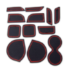 Picture of 1Set Inner Door Mat Gate Slot Pad Cup Mat Holder Fit For Suzuki Vitara 15-18 oy