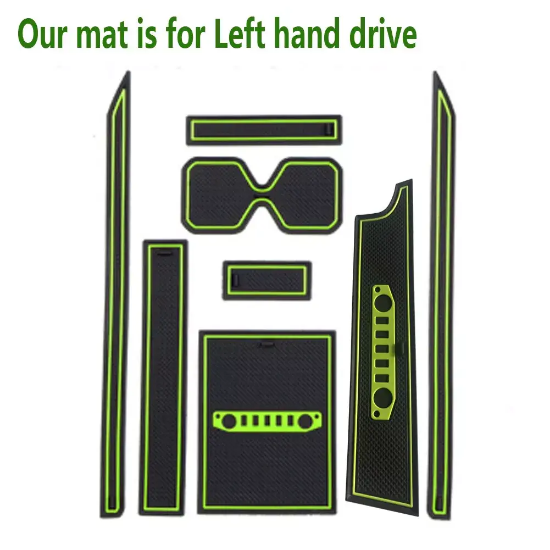 Picture of Rubber Non-slip Gate Slot Mats Cup Pad Accessories Fits Suzuki Jimny 2019-2023