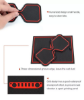 Picture of Rubber Non-slip Gate Slot Mats Cup Pad Accessories Fits Suzuki Jimny 2019-2023