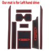 Picture of Fits Suzuki Jimny 2019-2023 Rubber Non-slip Gate Slot Mats Cup Pad Accessories