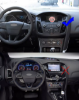 Picture of fits Ford Focus RS 2015-2018 Non-slip Gate Slot Pad Rubber Cup Holder Mats-Blue