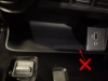 Picture of Red Non-slip Inner Gate Slot Mat Cup Pads fits Nissan Navara NP300 D23 2015-2019