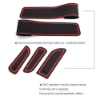 Picture of Red Non-slip Inner Gate Slot Mat Cup Pads fits Nissan Navara NP300 D23 2015-2019