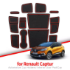 Picture of Gate Slot Mats For Renault Captur 2019-20 Non-Slip Interior Cup Holder Pad 12pcs