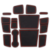 Picture of Gate Slot Mats For Renault Captur 2019-20 Non-Slip Interior Cup Holder Pad 12pcs