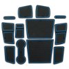 Picture of Gate Slot Mats For Renault Captur 2019-20 Non-Slip Interior Cup Holder Pad 12pcs