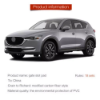 Picture of Fit for 2017-2021 Mazda CX-5 KE,KF Rubber Gate Slot Mats Non-slip Cup Holder Pad