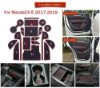 Picture of Fit for 2017-2021 Mazda CX-5 KE,KF Rubber Gate Slot Mats Non-slip Cup Holder Pad