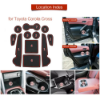 Picture of Rubber Non-slip Gate Slot Mat Cup Pad Accessories For Toyota Corolla Cross 22-24
