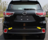 Picture of fits Toyota Kluger 2014-2019 Chrome Rear Bumper Fog Lamp Light Cover Decor Trim