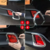 Picture of fits Toyota Kluger 2014-2019 Chrome Rear Bumper Fog Lamp Light Cover Decor Trim