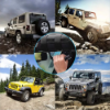 Picture of 4pcs Black Roll Grab Handles Bar Off Road Accessories Fit Jeep Wrangler JL JK TJ