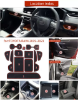 Picture of For Toyota RAV4 2019-2021 Rubber Gate Slot Mats Non-Slip Cup Holder Pads 12pcs