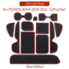 Picture of For Toyota RAV4 2019-2021 Rubber Gate Slot Mats Non-Slip Cup Holder Pads 12pcs