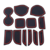 Picture of 17Pcs Inner Door Mat Gate Slot Pad Cup Mat Holder Fit For Suzuki Vitara 15-18 zw