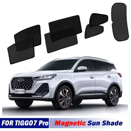 Picture of Magnetic Sun Shades For Chery Tiggo7 Pro Front Rear Port Back Windows Sun Blind