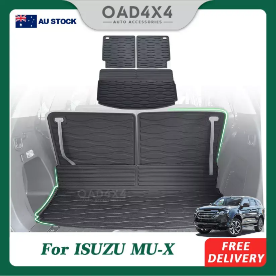 Picture of 3PCS Boot Liner for ISUZU MU-X MUX 2021-Onwards Detachable Cargo Mat Trunk Mat